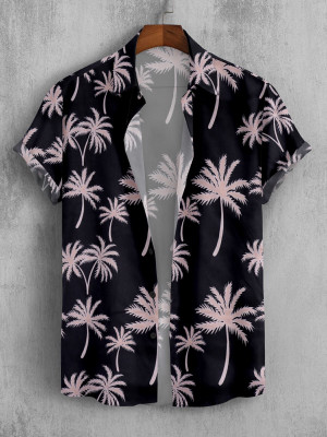 Manamrut Men Printed Casual Black Shirt