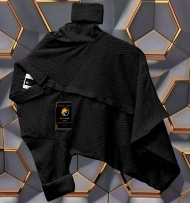 clinch fashion Men Self Design Casual Black Shirt