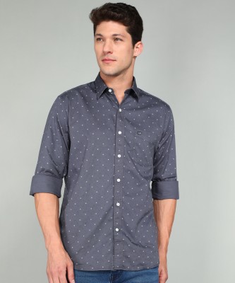 Arrow Sport Men Printed Casual Grey Shirt