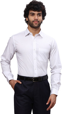 Raymond Men Printed Formal Purple Shirt