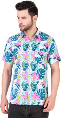 ACCOX Men Printed Beach Wear Multicolor Shirt