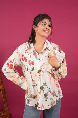 Akaay Stories Women Floral Print Casual Multicolor Shirt
