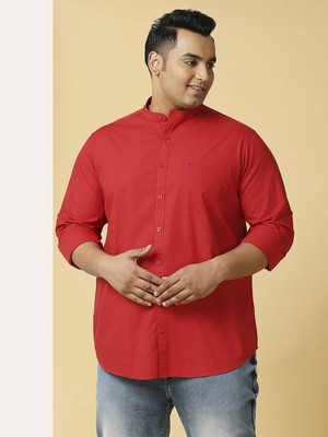 THOMAS SCOTT Men Solid Casual Red Shirt