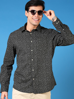 V-MART Men Printed Casual Green Shirt