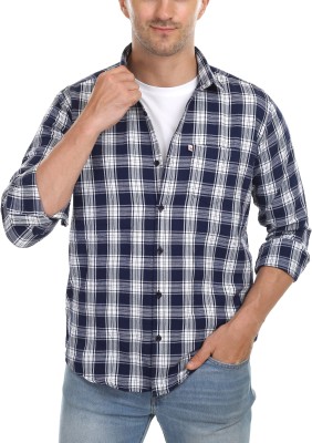 Marc Laurent Men Checkered Casual Multicolor Shirt