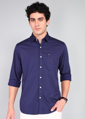 Arrow Sport Men Printed Casual Blue Shirt