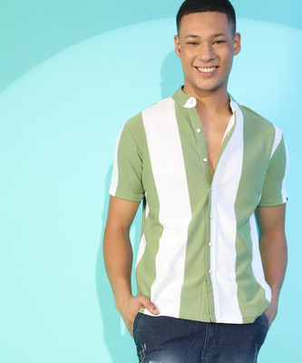 CAMPUS SUTRA Men Striped Casual Multicolor Shirt