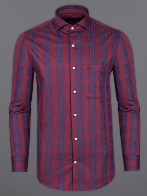 french crown Men Checkered Casual Red, Blue Shirt