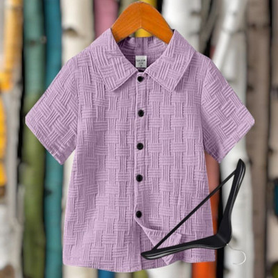 Lolark Boys Self Design Festive Multicolor Shirt