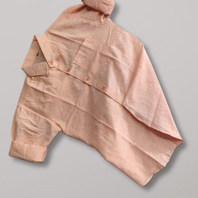 SHIRTX FASHION Men Solid Casual Orange Shirt