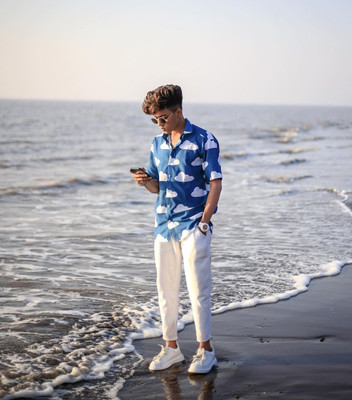 STOVESSY Men Printed Casual Multicolor Shirt
