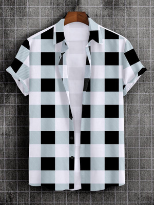 Men Checkered Casual Multicolor Shirt