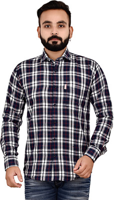 Shreyash Textiles Fab Men Checkered Casual Multicolor Shirt