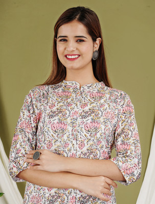 FebQ Women Printed Casual Multicolor Shirt