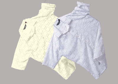 Lunice Men Self Design Casual White, Yellow Shirt(Pack of 2)