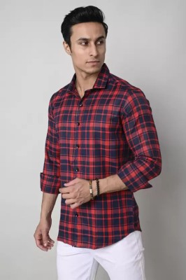 ipoeekwei Men Checkered Casual Multicolor Shirt