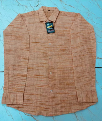 isdfabric Men Printed Casual Brown Shirt