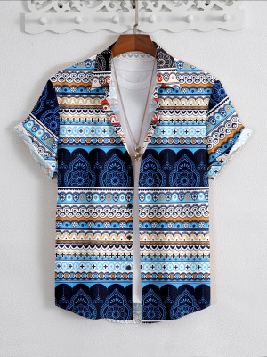 Varni Creation Men Printed Casual Multicolor Shirt