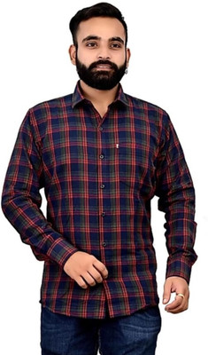 Marc Laurent Men Checkered Formal Multicolor Shirt