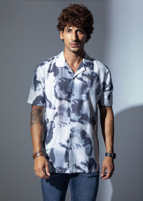 Nostrum Men Printed Casual Multicolor Shirt
