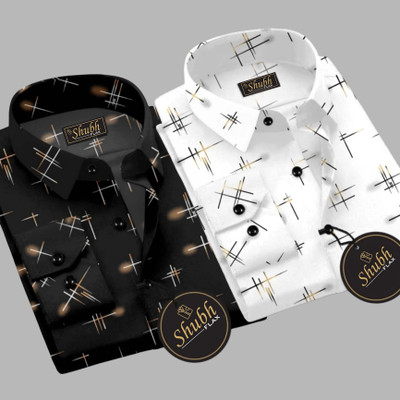 indicare Men Solid Casual Multicolor Shirt(Pack of 2)