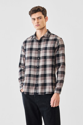 Snitch Men Checkered Casual Multicolor Shirt
