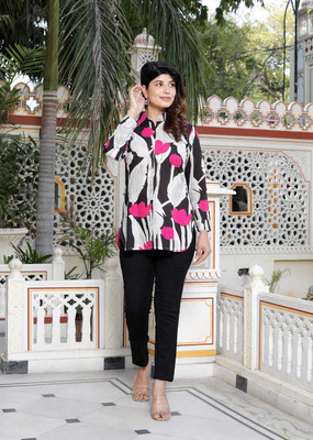 Fashiontrand Women Floral Print Casual Multicolor Shirt