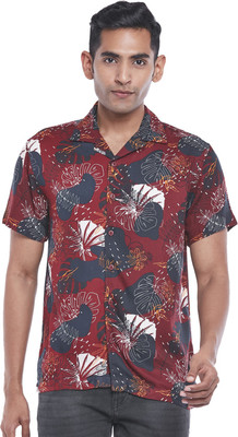 PEOPLE Men Printed Casual Multicolor Shirt