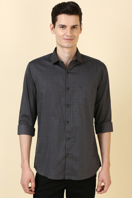 Allen Solly Men Printed Casual Black Shirt