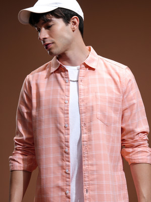 HIGHLANDER Men Checkered Casual Multicolor Shirt
