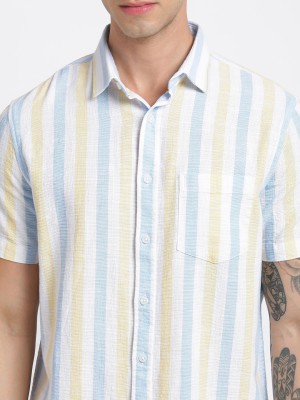 Blue Buddha Men Checkered Casual Multicolor Shirt