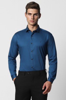 V DOT BY VAN HEUSEN Men Solid Formal Dark Blue Shirt