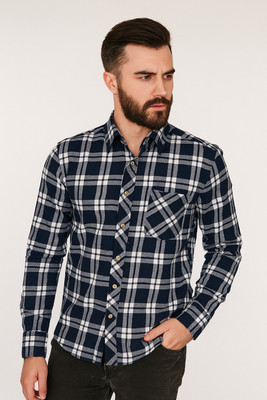 Truehind Men Checkered Casual Multicolor Shirt