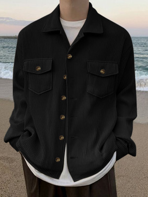 EyeBogler Men Checkered Casual Black Shirt