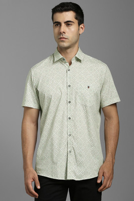 LOUIS PHILIPPE Men Printed Casual Green Shirt