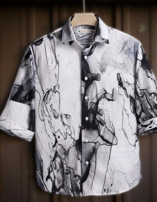 MOXTE Men Printed Casual Multicolor Shirt