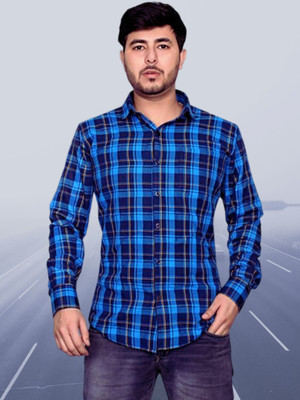 Hana & Morris Men Washed Casual Multicolor Shirt