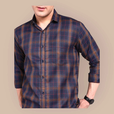 SHIV FASHION Men Self Design Casual Multicolor Shirt