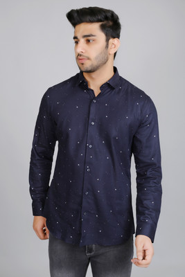 white apple Men Printed Casual Multicolor Shirt