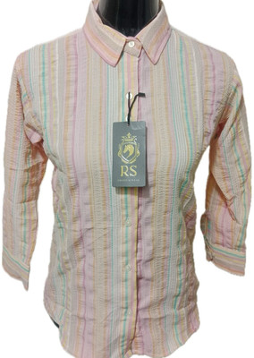 RS FASHION Women Striped Casual Multicolor Shirt