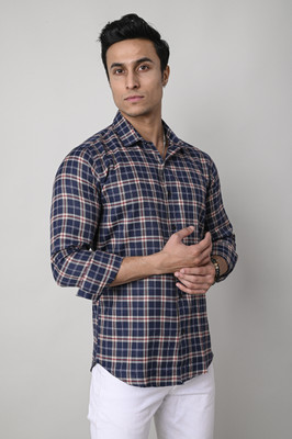 Dark Age Men Checkered Casual Red Shirt