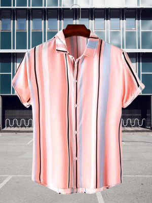 Shivina Creation Men Striped Casual Multicolor Shirt