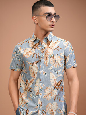 HIGHLANDER Men Printed Casual Multicolor Shirt