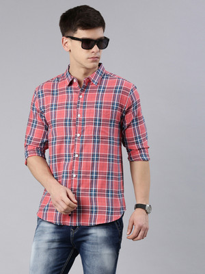 METRONAUT Men Checkered Casual Multicolor Shirt