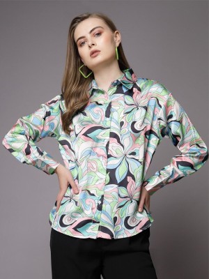 Freehand Women Printed Casual Multicolor Shirt