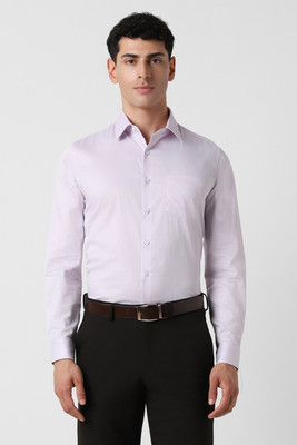 VAN HEUSEN Men Printed Formal Pink Shirt