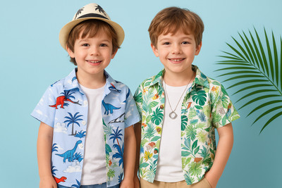 Maitri Fashion Boys Printed Casual Multicolor Shirt(Pack of 2)