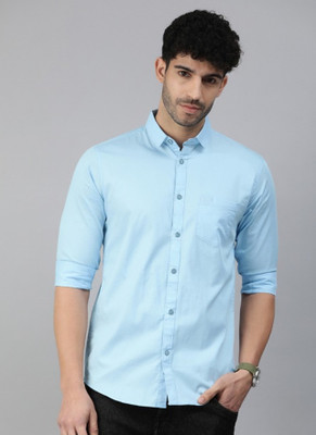 Beee simple Men Solid Formal White Shirt