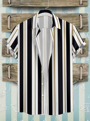 Radha Krishna Fashion Men Printed Casual Multicolor Shirt