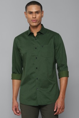 Allen Solly Men Printed Casual Dark Green, Black Shirt